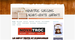 Desktop Screenshot of novatroc-soissons.com