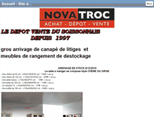 Tablet Screenshot of novatroc-soissons.com
